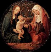 Virgin and Child with St Anne Willem Cornelisz. Duyster
